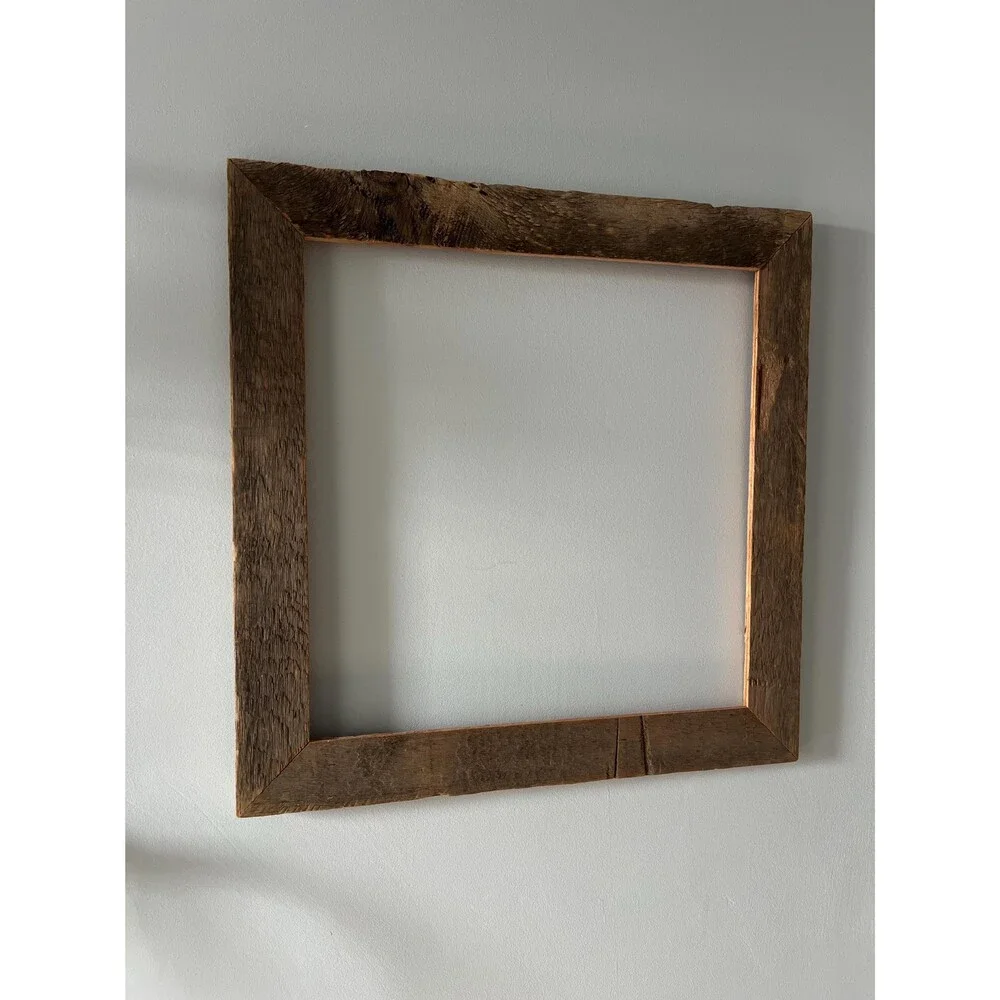 Vintage 16 x 16 Primitive Wood Frame